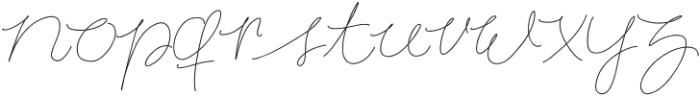 Flowerchild Regular otf (400) Font LOWERCASE