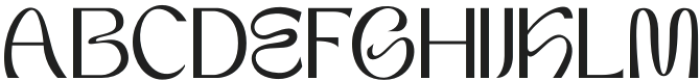 Floweria Regular otf (400) Font UPPERCASE