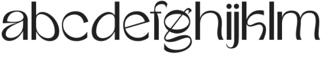 Floweria Regular otf (400) Font LOWERCASE