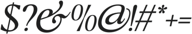 Flowers Of Nineties Light Italic otf (300) Font OTHER CHARS