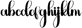 Flowers Regular otf (400) Font LOWERCASE