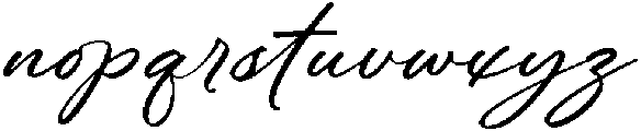 Flowers the Breeze otf (400) Font LOWERCASE