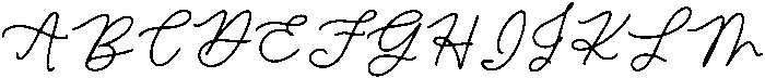 Flowerwood Script Regular otf (400) Font UPPERCASE