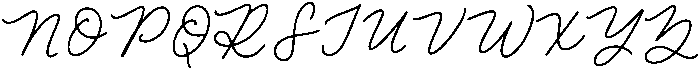 Flowerwood Script Regular otf (400) Font UPPERCASE