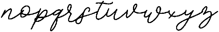 Flowerwood Script Regular otf (400) Font LOWERCASE