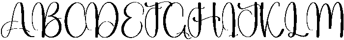 Flowery Regular otf (400) Font UPPERCASE
