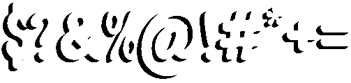 Flowie Shadow otf (400) Font OTHER CHARS