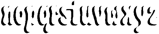 Flowie Shadow otf (400) Font LOWERCASE