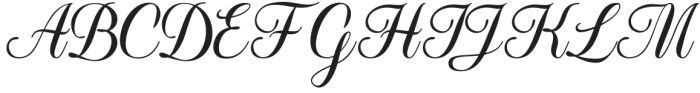 Flowmery Regular otf (400) Font UPPERCASE