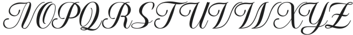 Flowmery Regular otf (400) Font UPPERCASE