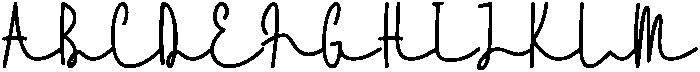 Flownice Regular otf (400) Font UPPERCASE