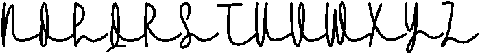 Flownice Regular otf (400) Font UPPERCASE