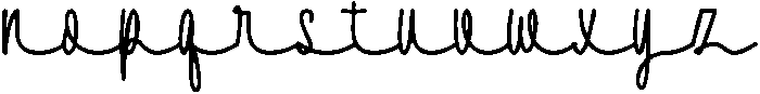 Flownice Regular otf (400) Font LOWERCASE