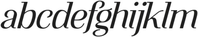 Flowrite Italic 3 otf (400) Font LOWERCASE