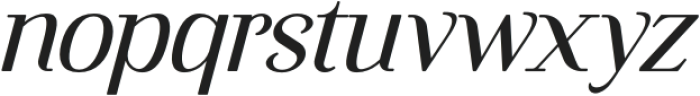 Flowrite Italic 3 otf (400) Font LOWERCASE