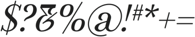 Flowrite Italic 4 otf (400) Font OTHER CHARS