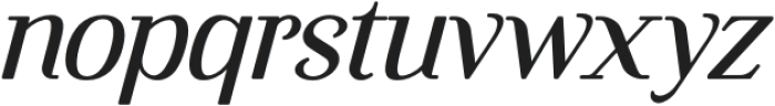 Flowrite Italic 4 otf (400) Font LOWERCASE