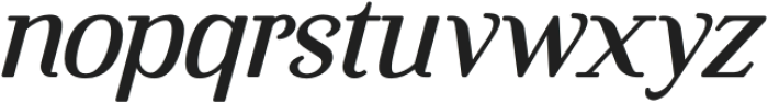 Flowrite Italic 5 otf (400) Font LOWERCASE