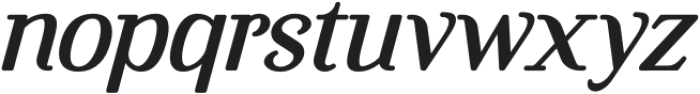 Flowrite Italic 6 otf (400) Font LOWERCASE