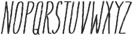 Flowy Condense Rust Italic otf (400) Font UPPERCASE