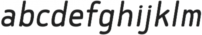 Flowy Sans Regular Clean Italic otf (400) Font LOWERCASE