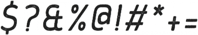 Flowy Sans Regular Rust Italic otf (400) Font OTHER CHARS