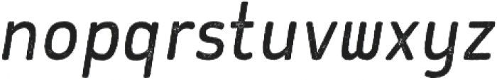 Flowy Sans Regular Rust Italic otf (400) Font LOWERCASE