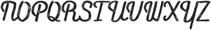 Flowy Script Rust otf (400) Font UPPERCASE