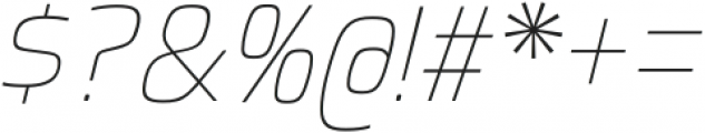 Fluctuation ExtraLight Italic otf (200) Font OTHER CHARS