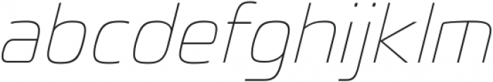 Fluctuation ExtraLight Italic otf (200) Font LOWERCASE