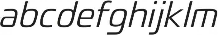Fluctuation Light Italic otf (300) Font LOWERCASE