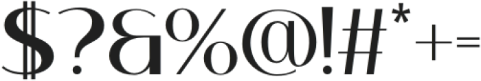 Fluence Regular otf (400) Font OTHER CHARS
