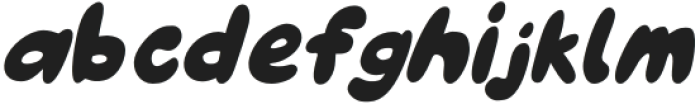 Fluffapalooza-Oblique otf (400) Font LOWERCASE