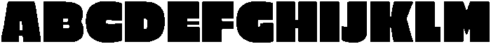 Fluffy Baguette Heavy otf (800) Font UPPERCASE
