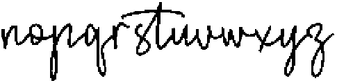 Fluffy Bloom otf (400) Font LOWERCASE