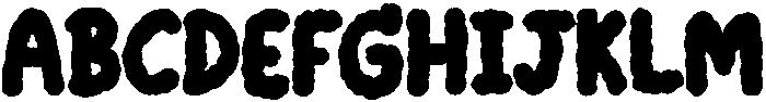 Fluffy Regular otf (400) Font UPPERCASE
