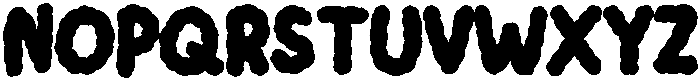 Fluffy Regular otf (400) Font UPPERCASE