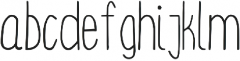 Fluffy Regular otf (400) Font LOWERCASE