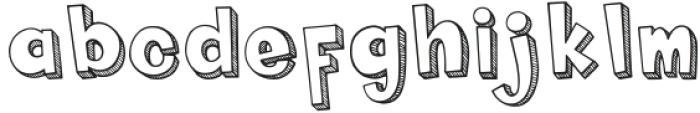 FluffyMonsta-Regular otf (400) Font LOWERCASE