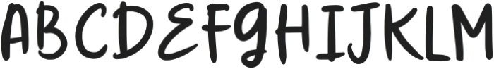 FluffyPeach-Regular otf (400) Font UPPERCASE