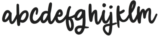 FluffyPeach-Regular otf (400) Font LOWERCASE