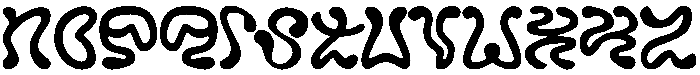 Fluid Regular otf (400) Font UPPERCASE
