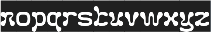 Fluidity-Inverse otf (400) Font LOWERCASE