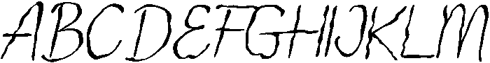 Flush otf (400) Font UPPERCASE