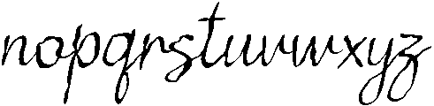 Flush otf (400) Font LOWERCASE