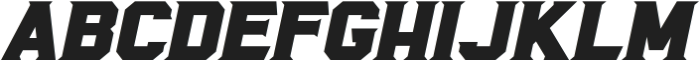 Flux Urban Semi Condensed Italic otf (400) Font LOWERCASE