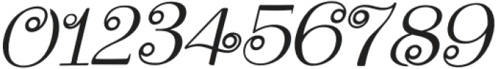 Flying Dahlia Italic otf (400) Font OTHER CHARS