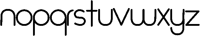 floral otf (400) Font LOWERCASE