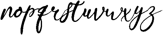 flower Regular otf (400) Font LOWERCASE