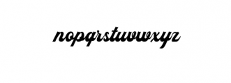 FlandersScript.ttf Font LOWERCASE